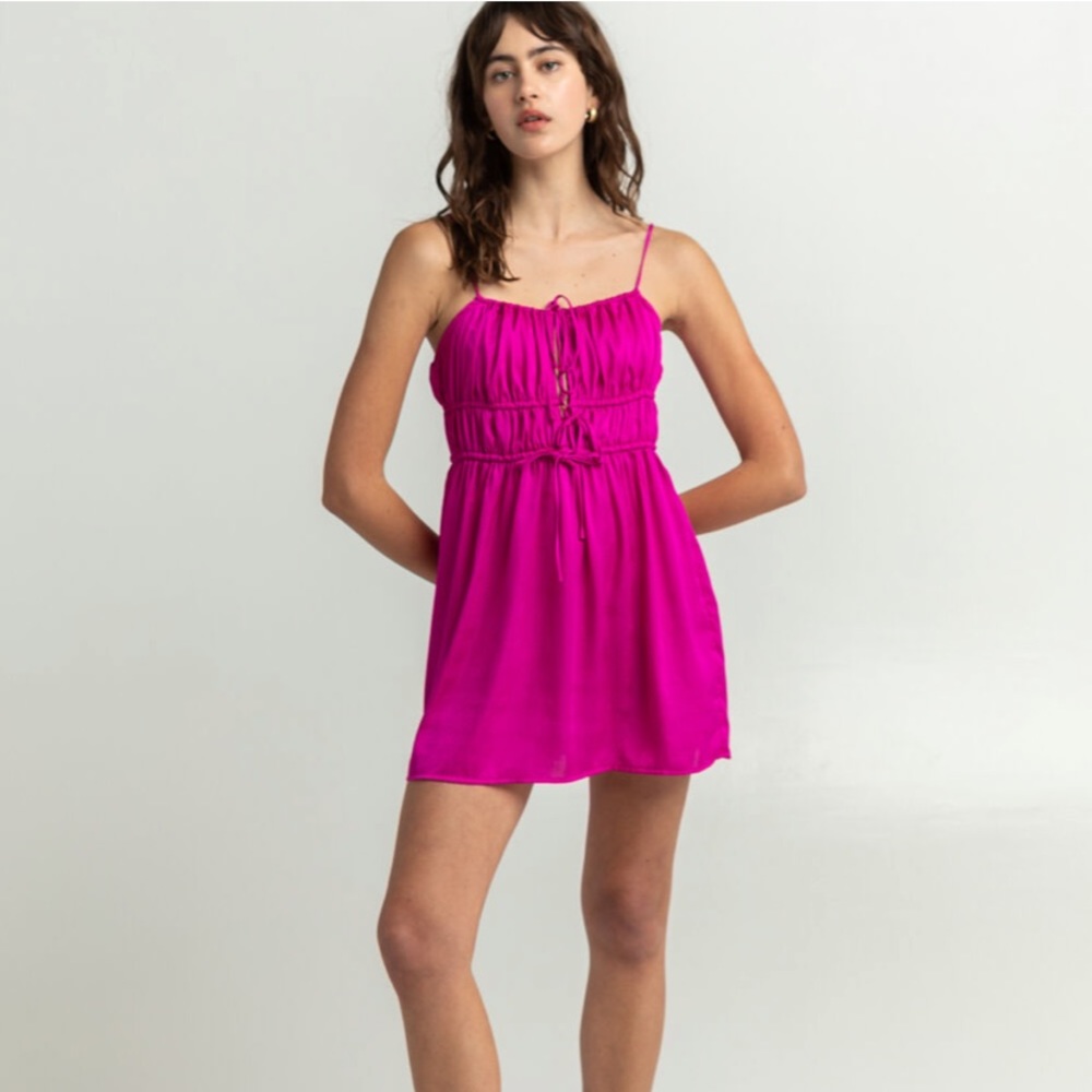 💫SOLD💫 FP Mean to Be pink mini dress